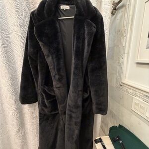 WeWoreWhat Black Teddy Jacket